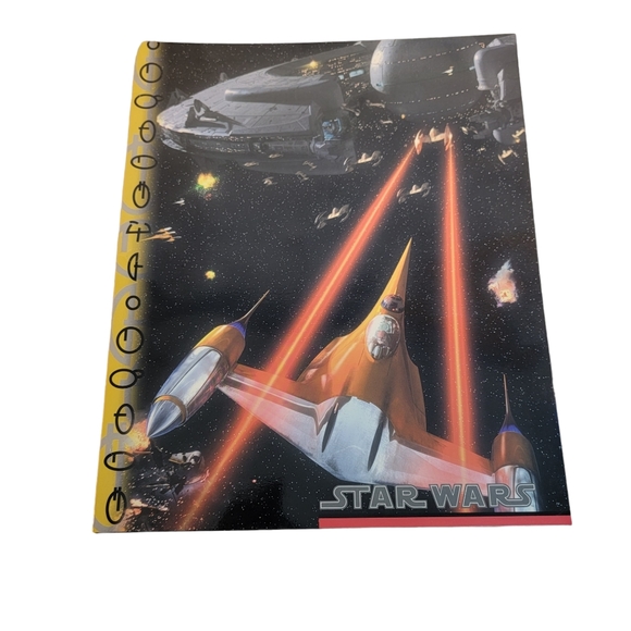 Star Wars Episode 1 Phantom menace, 2000s Printed School Folder Lot of 2 - Picture 2 of 16